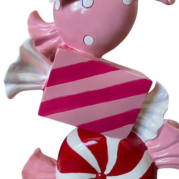 Rachel Zoe Large Pastel Candy Shaped Statue 23in Valentines Day Decor New - Picture 3 of 16